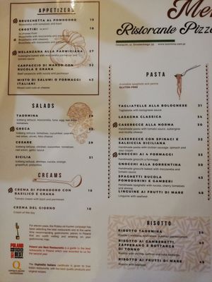 Vegetarian options. at Taormina in Oswiecim