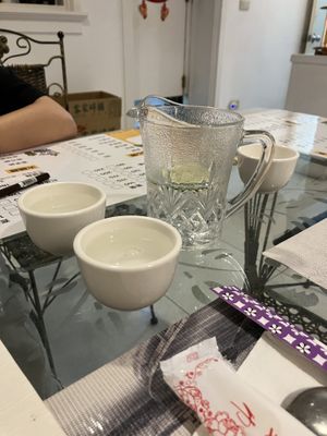 like infused water   at Loving Hut 愛家好朋友素食屋 in Penghu