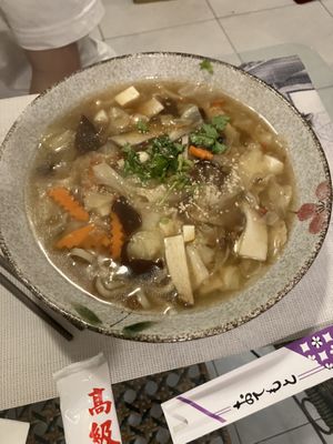 the soup  at Loving Hut 愛家好朋友素食屋 in Penghu