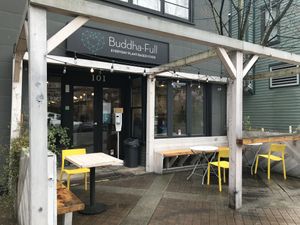 Store front at Buddha-Full - Lonsdale in North Vancouver