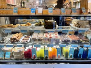 Desert/deli case for days  at Buddha-Full - Lonsdale in North Vancouver