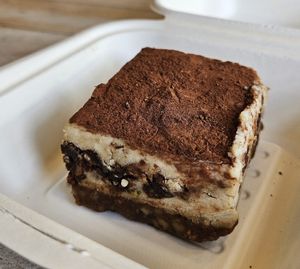 Raw Vegan Tiramisu at Buddha-Full - Lonsdale in North Vancouver