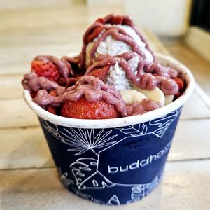 Berry Bliss Smoothie Bowl at Buddha-Full - Lonsdale in North Vancouver