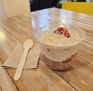 Mixed Berry Chia Pudding at Buddha-Full - Lonsdale in North Vancouver