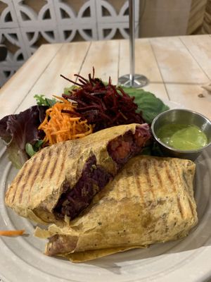 Fiesta wrap at Buddha-Full - Lonsdale in North Vancouver