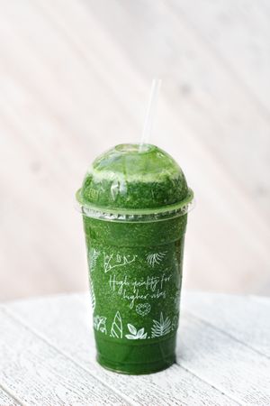 Green Smoothie at Buddha-Full - Lonsdale in North Vancouver