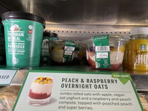 overnight oats #Veganuary at Starbucks in Watford