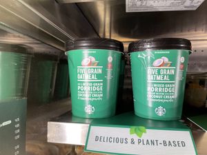 porridge  #Veganuary at Starbucks in Watford