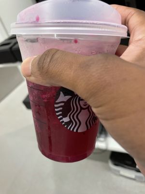 dragonfruit mango refresha  at Starbucks in Watford
