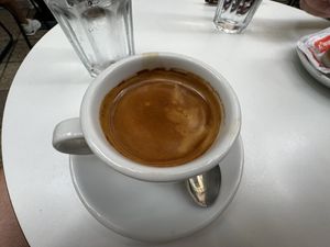Americano - made the correct way   at Stolia in Shkoder