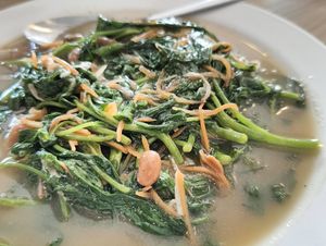kangkong taoco at Nature Vegetarian Restaurant 大自然美蔬食馆 in Batam