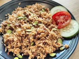 Nasgor Terasi Petai at Nature Vegetarian Restaurant 大自然美蔬食馆 in Batam