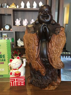 Cashier Counter at Nature Vegetarian Restaurant 大自然美蔬食馆 in Batam