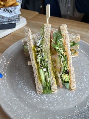 Club sandwich   at Strandpaviljoen Ballum in Ameland