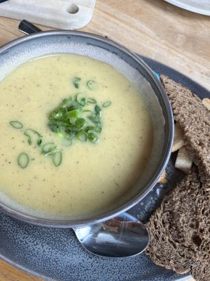 Mosterdsoep  at Strandpaviljoen Ballum in Ameland