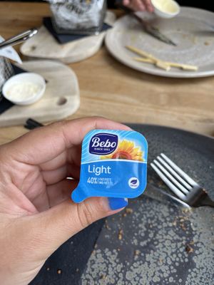 Vegan margarine   at Strandpaviljoen Ballum in Ameland