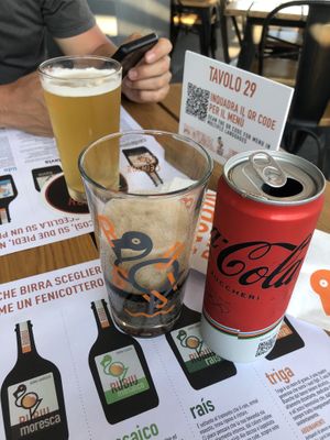 Coke 🥤 and IPA 🍺   at Rubiu in Santantioco
