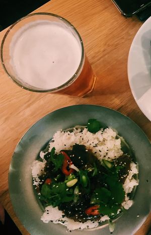 Spicy Caramelised Aubergine with rice - 13 EUR at NENI in Vienna