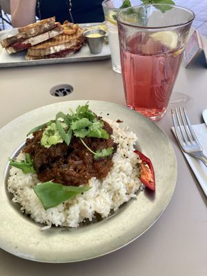 Spicy Caramelised Aubergine  at NENI in Vienna