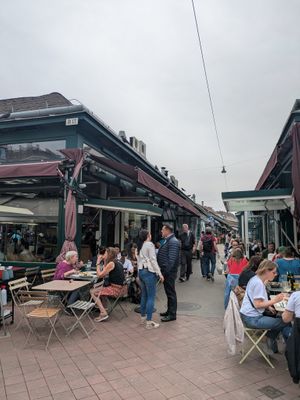 Outside of Neni at NENI in Vienna