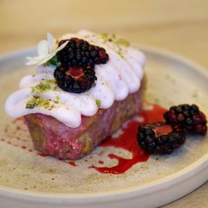 S'mores cake at Hendersons in Edinburgh