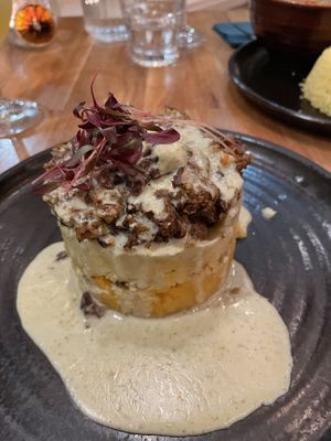 The haggis   at Hendersons in Edinburgh