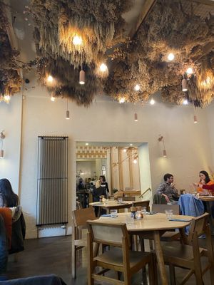 Inside   at Hendersons in Edinburgh