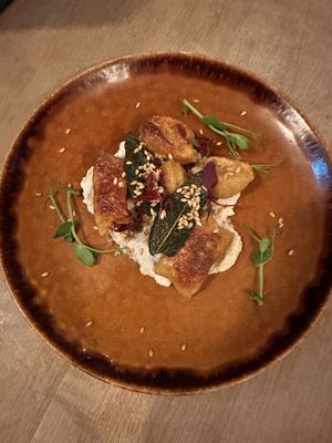 Gnocchi - yummy  at Hendersons in Edinburgh