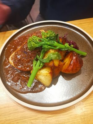 Nut roast at Hendersons in Edinburgh