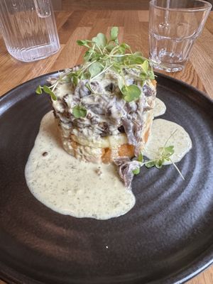 Henderson’s Haggis  at Hendersons in Edinburgh