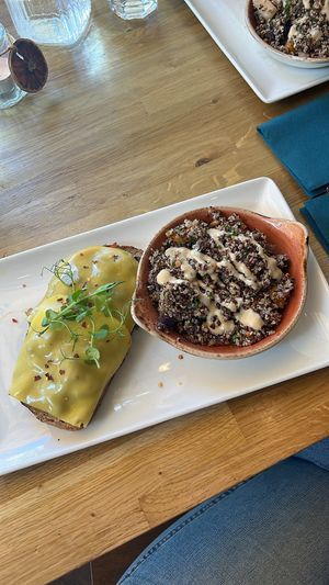 lunch special   at Hendersons in Edinburgh