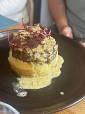 Haggis  at Hendersons in Edinburgh