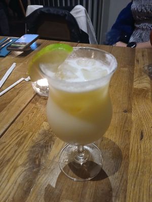 Pina Colada-Less Mocktail at Hendersons in Edinburgh