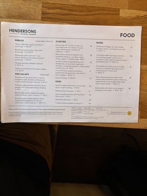   at Hendersons in Edinburgh