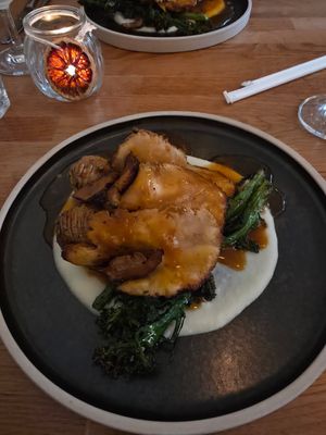 Lions maine steak at Hendersons in Edinburgh