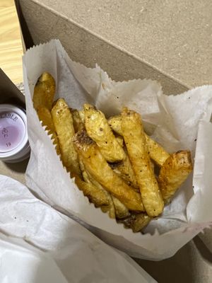 best fries i've had in a bit at Hello! in Medellin