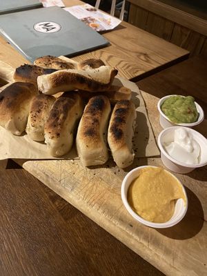 Vegan pizza bread   at Ma in Oldenburg