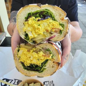 Egg Salad at Rad Magic Subs in Portland