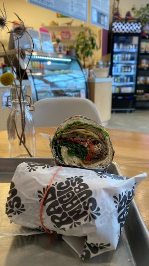 Steak & Shroom Hoagie was great. at Rad Magic Subs in Portland