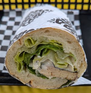 Crispy Chicken Caesar Sub at Rad Magic Subs in Portland