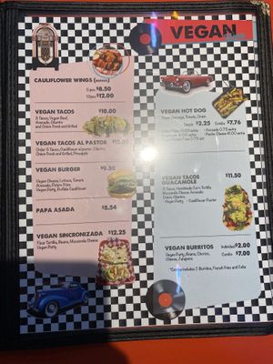 Menu at Snack Stop in Pharr