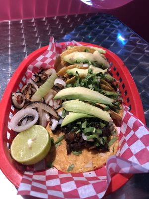 Vegan tacos  #Veganuary at Snack Stop in Pharr