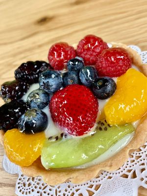Fresh Fruit Tarts at Sweet Hazel & Co Grab & Go in Salt Lake City