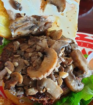 garlic shrooms at Sweet Hazel & Co Grab & Go in Salt Lake City