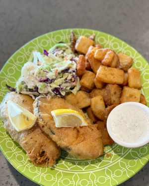 Fish n’ Chips at Sweet Hazel & Co Grab & Go in Salt Lake City