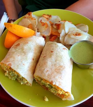 breakfast burrito at Sweet Hazel & Co Grab & Go in Salt Lake City