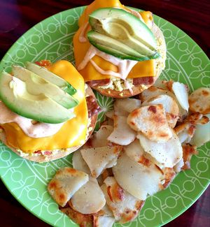 brrakfast bagel at Sweet Hazel & Co Grab & Go in Salt Lake City