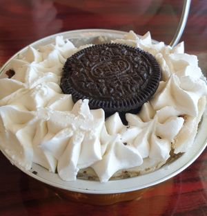 still dont agree oreos are vegan but I did not order this at Sweet Hazel & Co Grab & Go in Salt Lake City