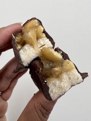 Vegan ‘Snix’ (Snickers)  at Sweet Hazel & Co Grab & Go in Salt Lake City