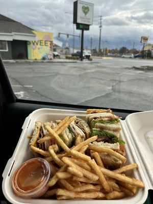 Club sandwich  at Sweet Hazel & Co Grab & Go in Salt Lake City